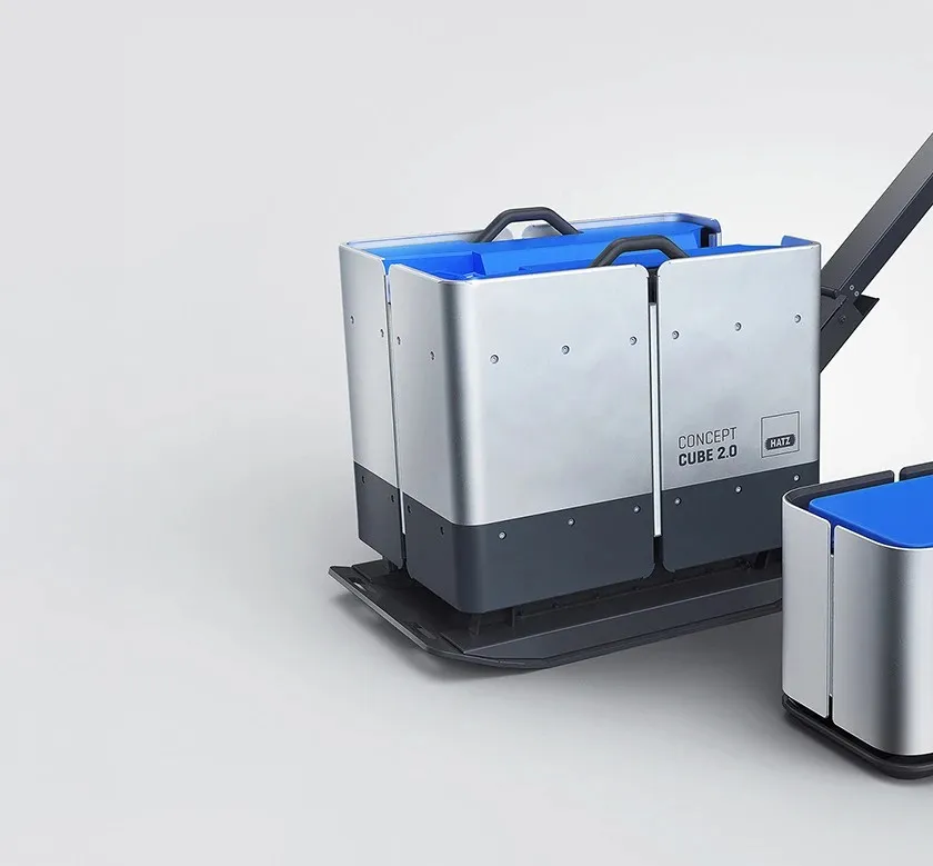 Concept Cube 2.0 with its folding handlebar